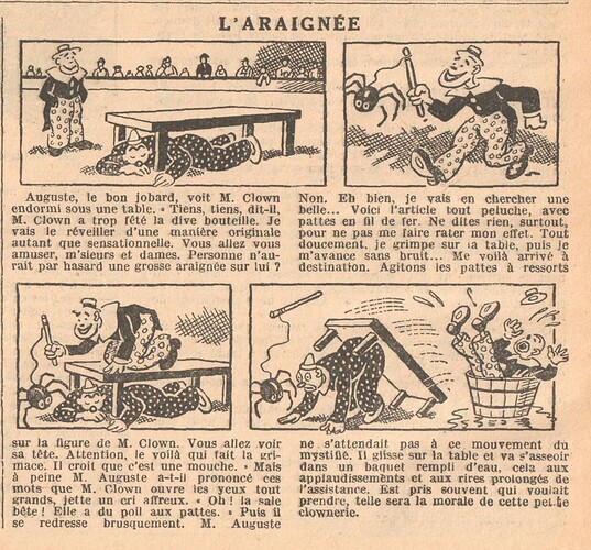 Cri-Cri 1937 - n°976 - page 6 - L'araignée - 10 juin 1937