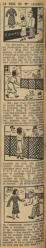 Fillette 1935 - n°1444 - page 4 - La robe de Mme Lalouette - 24 novembre 1935