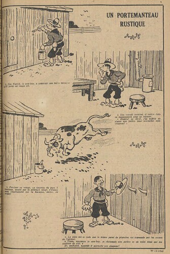 Pierrot 1929 - n°16 - page 5 - Un portemanteau rustique - 21 avril 1929