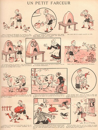 La Semaine Vermot 1927 - n°4 - page 13 - Un petit farceur - 4 décembre 1927