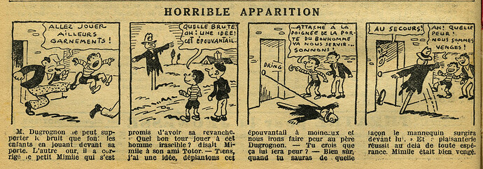 Cri-Cri 1937 - n°962 - page 6 - Horrible apparition - 4 mars 1937