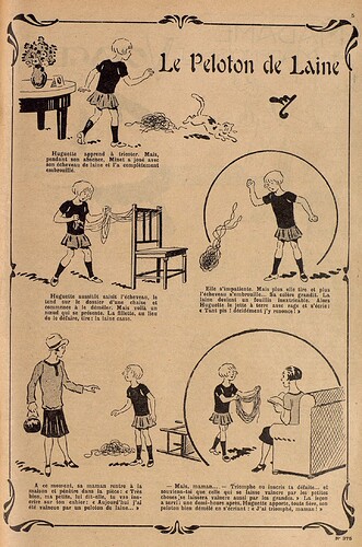 Lisette 1928 - n°375 - page 5 - Le peloton de laine - 16 septembre 1928