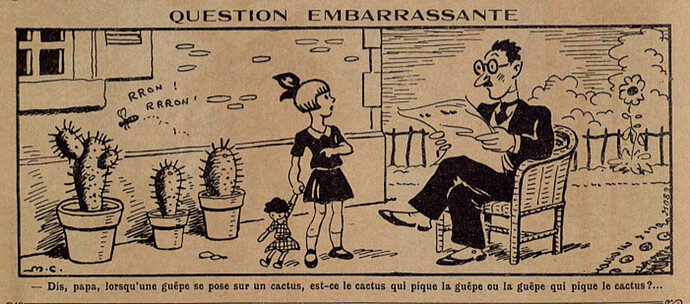 Lisette 1937 - n°9 - page 2 - Question embarrassante - 28 février 1937