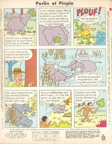 Perlin et Pinpin n°3 du jeudi 18 janvier 1968