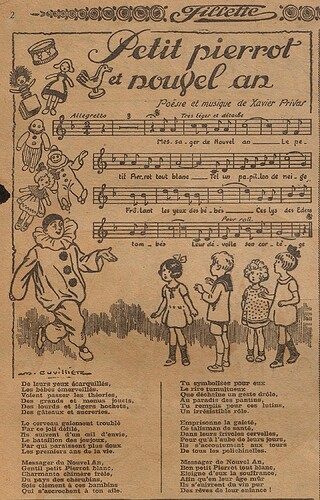 Fillette 1926 - n°928 - page 2 - Petit Pierrot et nouvel an - 3 janvier 1926