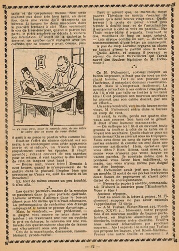 Almanach Petit Illustré 1934 - page 42 - Le Mannequin Bureaucrate