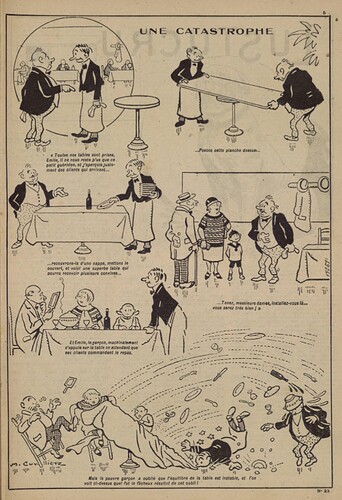 Pierrot 1926 - n°23 - page 5 - Une catastrophe - 30 mai 1926