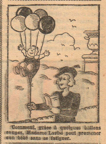 Fillette 1932 - n°1276 - page 7 - Comment grâce à quelques ballons rouges - 4 septembre 1932
