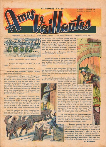 Ames Vaillantes 1942 - n°43 - 25 octobre 1942 - page 1