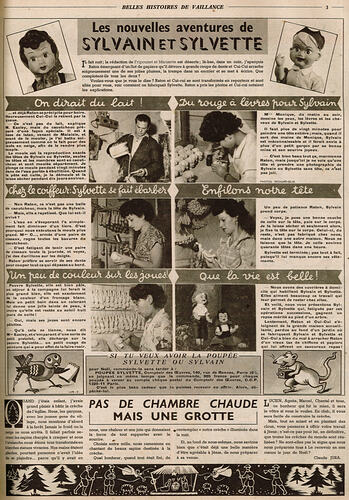 Fripounet et Marisette 1953 - n°49 - Les nouvelles aventures de Sylvain et Sylvette - 6 décembre 1953 - page 3