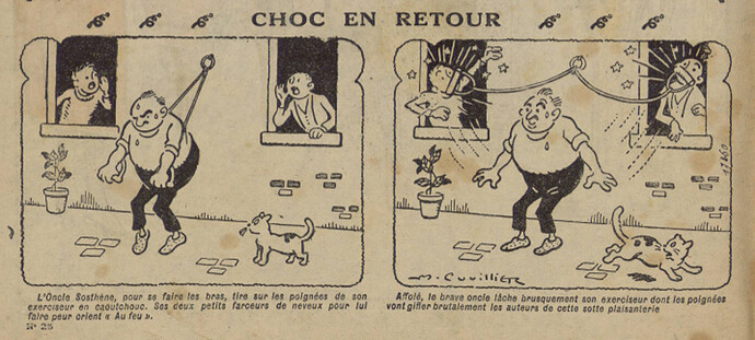 Pierrot 1926 - n°25 - page 2 - Choc en retour - 13 juin 1926