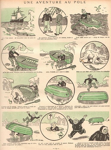 La Semaine Vermot 1927 - n°7 - page 13 - Une aventure au pôle - 25 décembre 1927