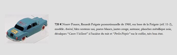 norev fregate coeurs vaillants perlin et pinpin