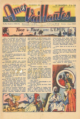 Ames Vaillantes 1944 - n°15 - 25 juin et 2 juillet 1944 - page 1