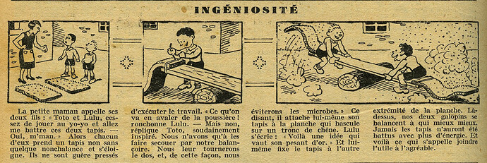 Cri-Cri 1933 - n°745 - page 4 - Ingéniosité - 5 janvier 1933