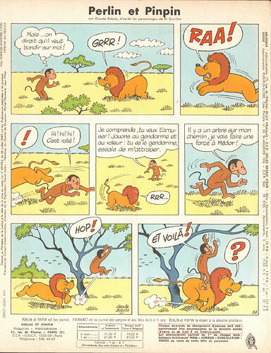 Perlin et Pinpin n°47 du jeudi 23 novembre 1967