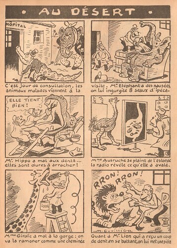 Le Journal de Bébé 1939 - n°421 - 30 novembre 1939 - Au désert - page 15