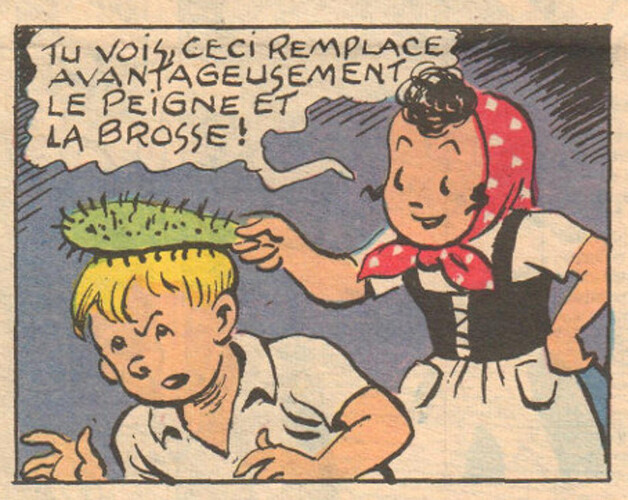 Fripounet et Maisette 1951 - n°41 - Sylvain et Sylvette - 14 octobre 1951 - page 8 - extrait