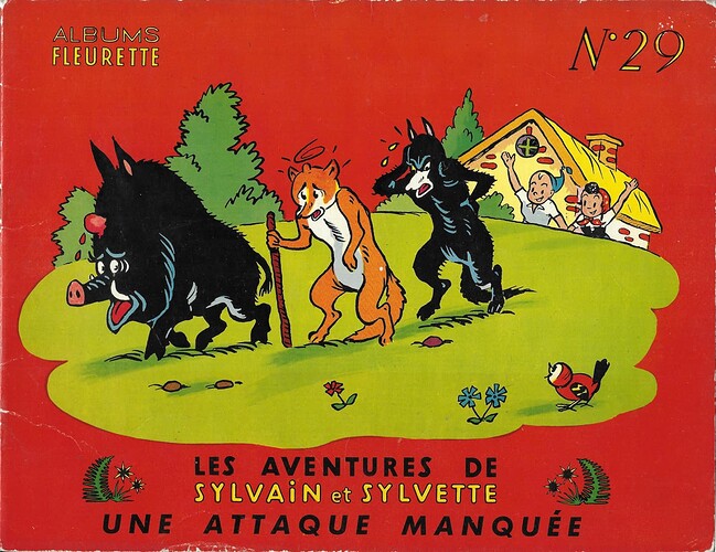 Album Fleurette n°29 - Une attaque manquée - couverture - 1er trimestre 1959 - F 59034 C