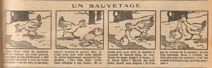 Fillette 1930 - n°1143 - page 11 - Un sauvetage - 16 février 1930