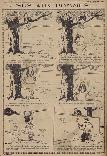 Pierrot 1929 - n°32 - page 10 - Sus aux pommes ! - 11 août 1929