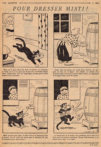 Lisette 1931 - n°31 - page 5 - Pour dresser Misti ! - 2 août 1931