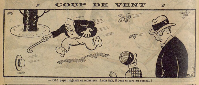 Lisette 1929 - n°30 - page 2 - Coup de vent - 28 juillet 1929