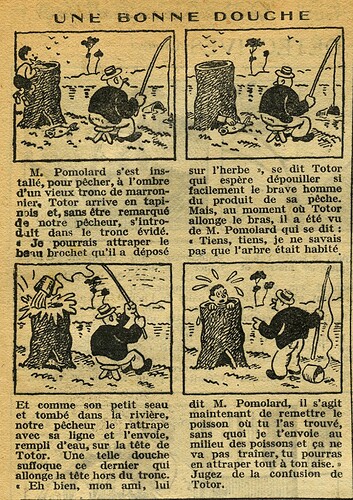 Cri-Cri 1931 - n°665 - page 14 - Une bonne douche - 25 juin 1931