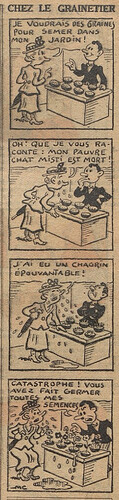 Fillette 1937 - n°1519 - page 10 - Chez le grainetier - 2 mai 1937