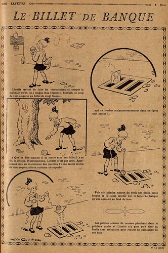 Lisette 1930 - n°44 - page 5 - Le billet de banque - 2 novembre 1930