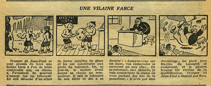 Cri-Cri 1931 - n°643 - page 4 - Une vilaine farce - 22 janvier 1931