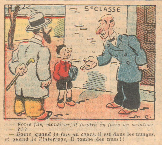 Almanach National 1933 - 5 - vendredi 13 janvier 1933 - Votre fils monsieur il faudra en faire un aviateur