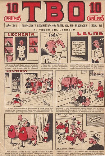 TBO 1933 - n°815 - El truco del lechero - 15 janvier 1933