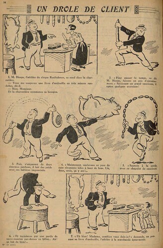 Pierrot 1932 - n°19 - page 10 - Un drôle de client - 8 mai 1932