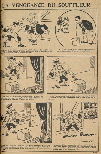 Pierrot 1928 - n°150 - page 5 - La vengeance du souffleur - 4 novembre 1928