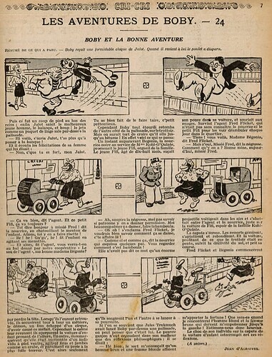 Cri-Cri 1933 - n°749 - page 7 - Les aventures de BOBY (24) - 2 février 1933
