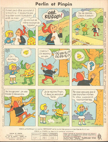 Perlin et Pinpin n°4 du jeudi 27 janvier 1966