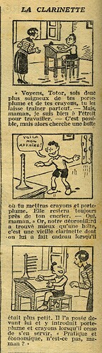 Cri-Cri 1933 - n°748 - page 14 - La clarinette - 26 janvier 1933