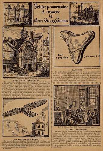 Lisette 1934 - n°40 - page 10 - Petites Promenades à travers le Bon Vieux Temps - 7 octobre 1934