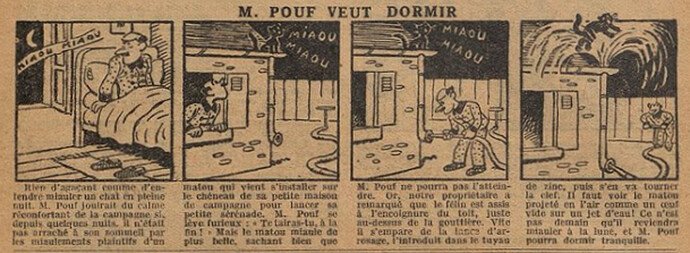 Fillette 1934 - n°1389 - page 6 - M. POUF veut dormir - 4 novembre 1934