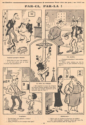 Rustica 1938 - n°40 - Par-ci, par là ! - 2 octobre 1938 - page 29