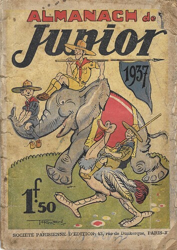 Almanach Junior 1937 - couverture