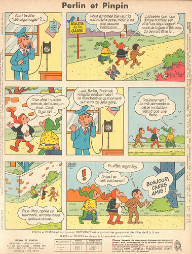Perlin et Pinpin n°52 du jeudi 30 décembre 1965