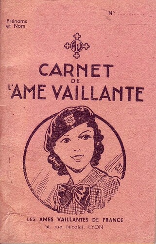 Carnet Ame Vaillante - 1938 (NET)