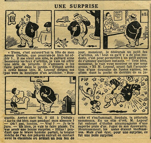 Cri-Cri 1936 - n°942 - page 12 - Une surprise - 15 octobre 1936