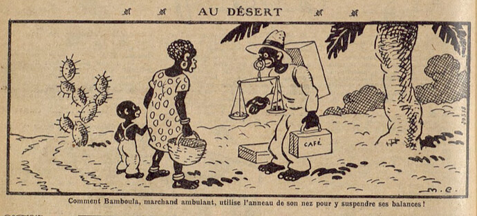 Lisette 1929 - n°12 - page 14 - Au désert - 24 mars 1929