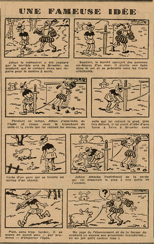 Coeurs Vaillants 1935 - n°3 - page 6 - Une fameuse idée - 20 janvier 1935