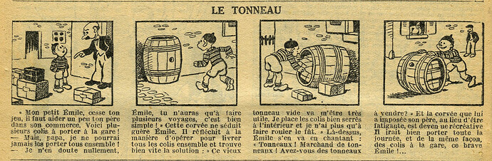 Cri-Cri 1933 - n°793 - page 4 - Le tonneau - 7 décembre 1933