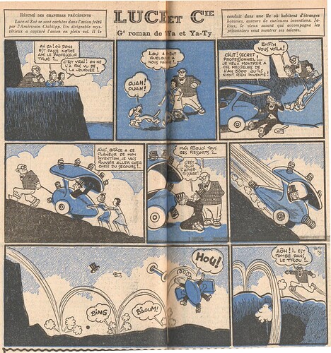 Ames Vaillantes 1938 - n°34 - pages 4 et 5 - Lucie et Cie - 25 août 1938