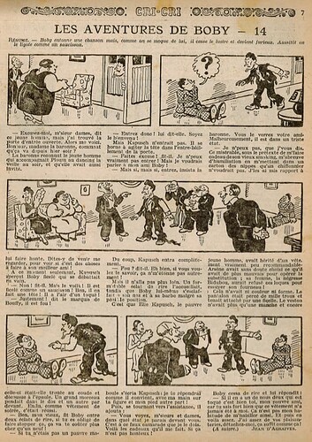Cri-Cri 1932 - n°739 - page 7 - Les aventures de BOBY (14) - 24 novembre 1932